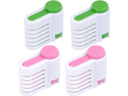 Linjou 2 Conjuntos De Cortador De Pastel Ajustável 5 Camadas Para Pan Tarta Ferramenta De Cozinha