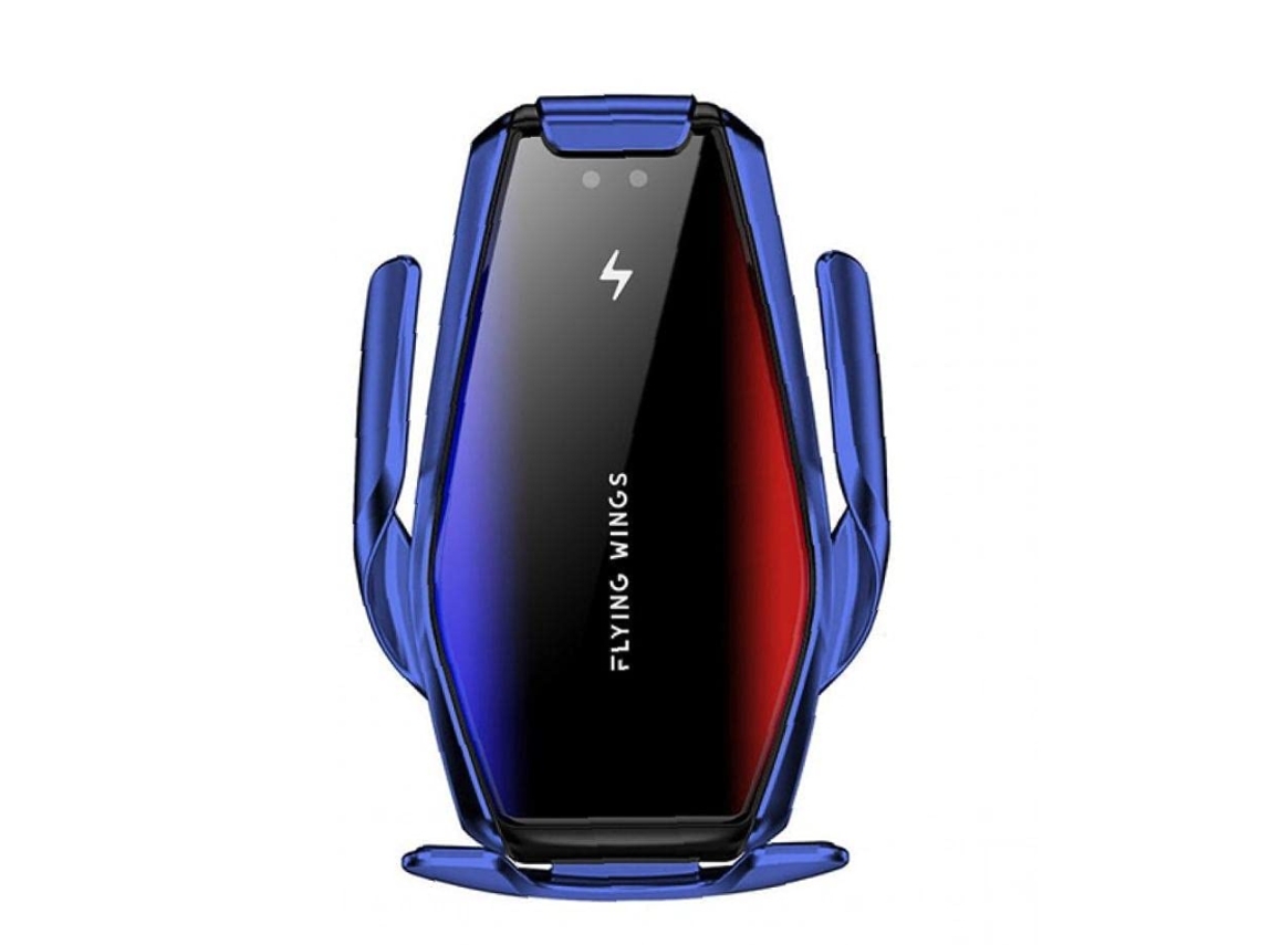 Carregador Inteligência Veículo Sem Carro Carregamento Rápido Sensor YIZHOOD Azul
