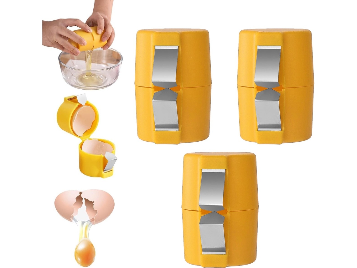 Cortador E Abridor De Cascas De Ovos, Em Aço Inoxidável, Para Versões Cruas, Cozidas Ou Moles, Utensílio Manual De Cozinha