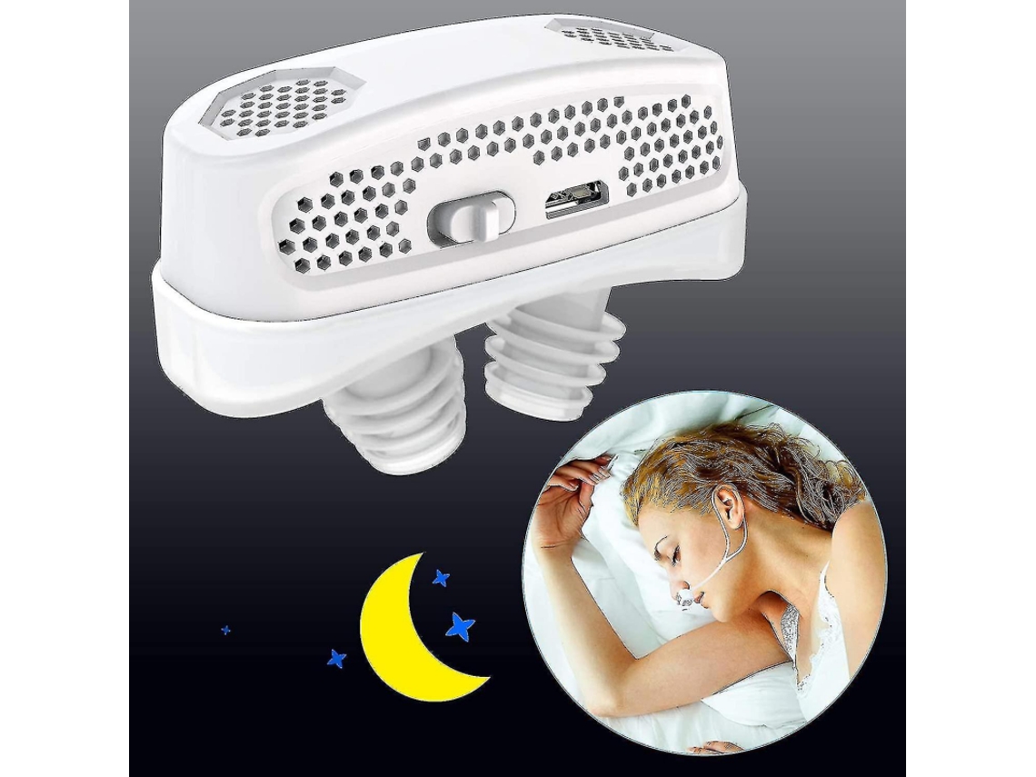 Máquina CPAP antirronco 3 em 1, aparelho automático para apneia do sono, antirronco e purificador de ar com filtro Slowmoose