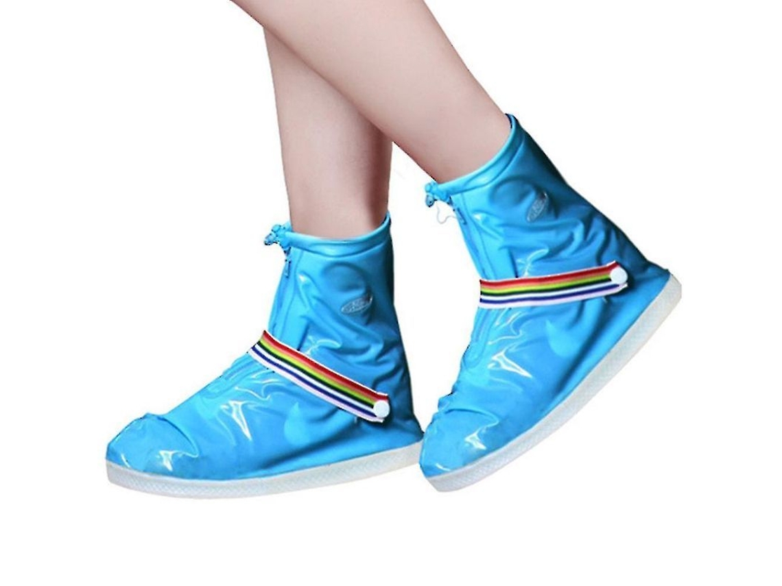 2026 cubrezapatos Impermeáveis com Cremalheira e Refletores, Calçado Antiderrapante Reutilizável para Chuva e Moto