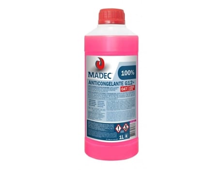 Anticongelante MADEC Oat 100% Ll (Long Life) G12+ 1L Vw Rosa