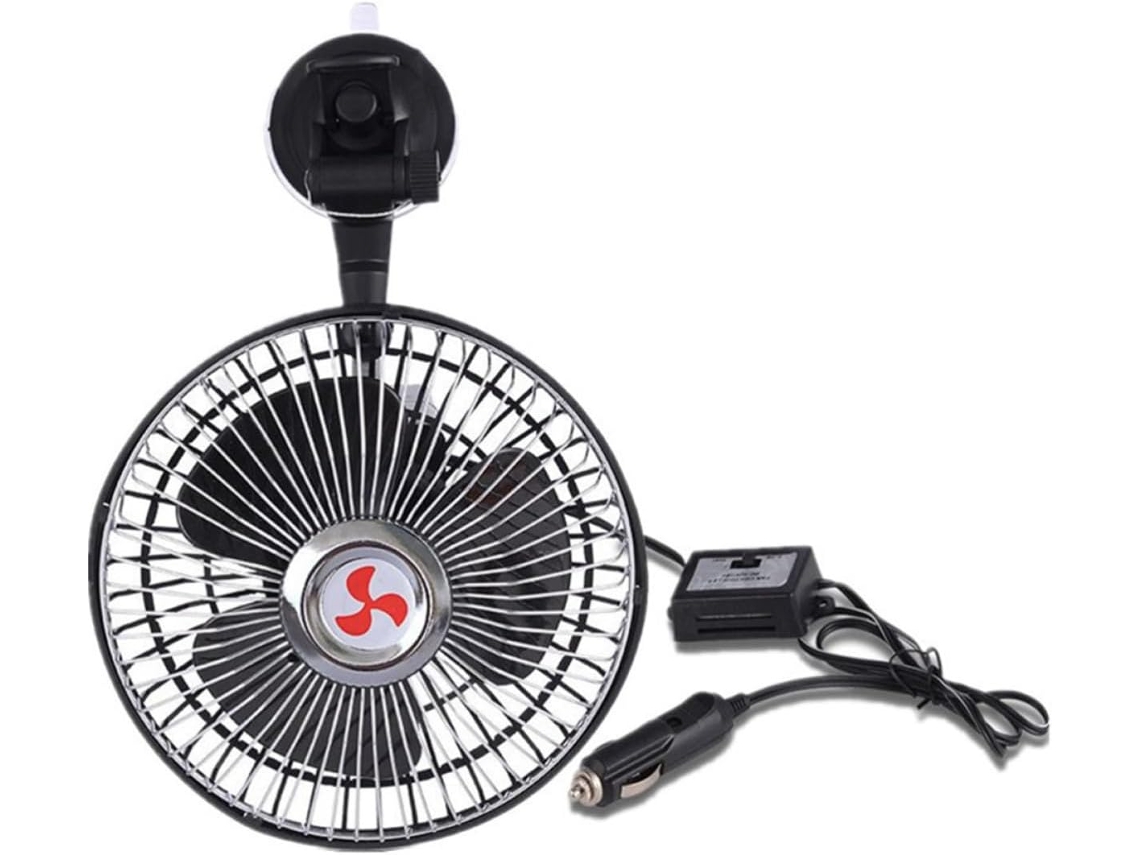 Ventilador De Resfriamento Valiclud 15cm Com Ventosa Para Carro, Leve E Silencioso, Ideal Para Viagens De Carro