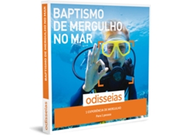 ODISSEIAS Pack Presente - Baptismo de Mergulho no Mar | Experiência de Aventura 1 pessoa