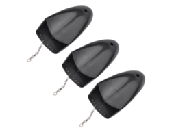Placa de Mergulho de Pesca de Plástico com Rotação 3pcs