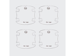 Adesivo De Porta Para Carro Com Palavras, Material Borracha, Posicionamento Porta E Linha De Cintura, Modelo Hb-door Handle Stickers Para Lexus
