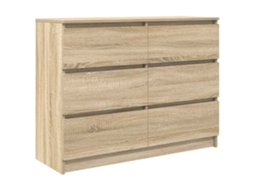 Aparador Madeira Carvalho Sonoma MAISON EXCLUSIVE 100x35x76 cm