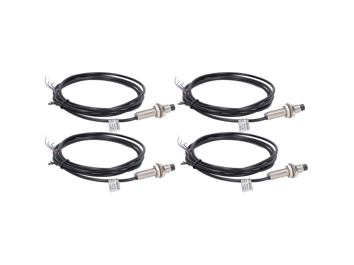 Interruptor Proximidade Indutiva 4 Polos, Alcance 2mm, Pnp 3 Fios, 6‑36vdc