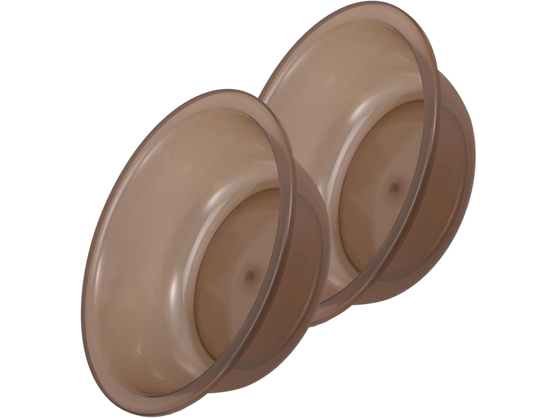 Conjunto De 2 Bacias Redondas Para Cuidados Pessoais, Com Espaço Para Guardar Pequenos Objetos.