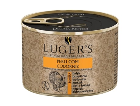 Comida Húmida para Gato LUGER'S Peru e Codorniz (Quantidade: 185 g)