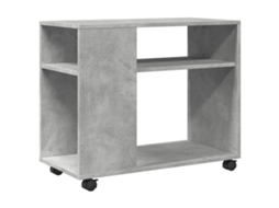 Side Table, Side Tables Vidaxl Cinzeto Madeira Processada (n/a)