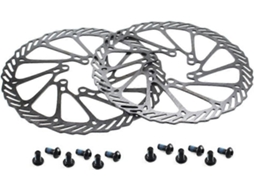 Rebe-disco De Freno De 160mm Para Bicicleta 2 Unidades Acero Inoxidable 6 Tornillos Bmx Mtb Carretera Montaña