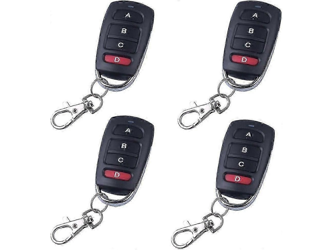 Xh Top 4pcs Controle Remoto Universal Para Porta De Garagem Com Fivela De Suspensão, Controle Remoto Universal Para Porta De Garagem Controle Rem