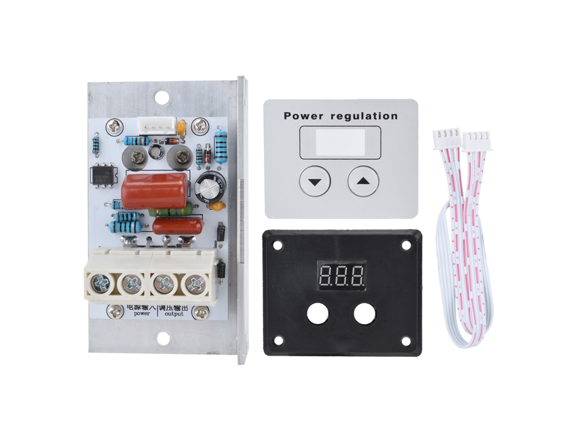 Regulador de Voltaje Digital Scr 10000w Dimmer Ac 220v 80a S/MARCA