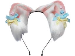 Tiara de Orelhas de Lobo feita à mão SFUSHOS