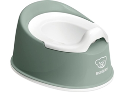 Pote de Xixi BABYBJÖRN Perspicaz Verde Profundo e Branco