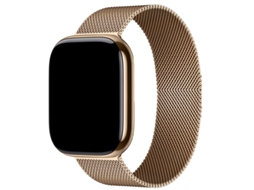 Bracelete Para Apple Watch 42/44/45/46/49mm Ouro Cuich