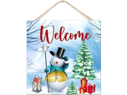 Panneau De Porte D'entrée De, Bonhomme De Neige, Ferme, Decorações De, Panneau En Bois Massif,