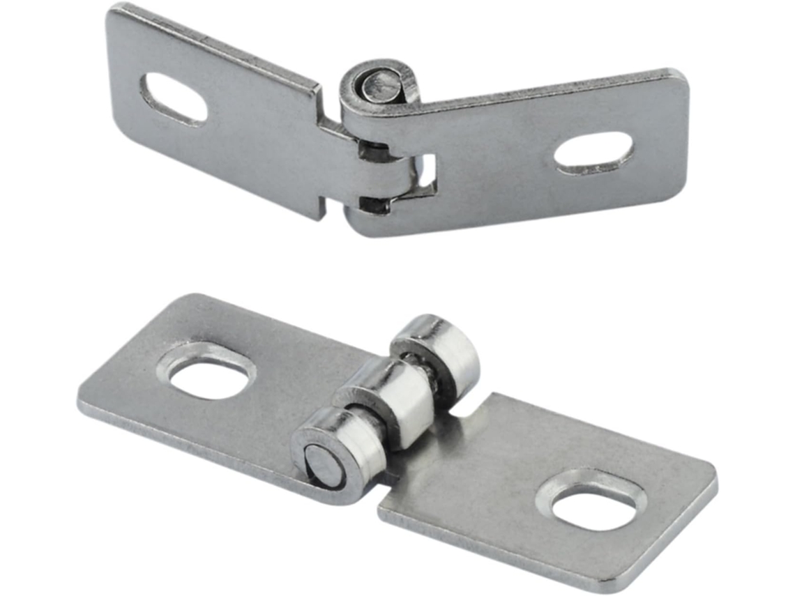 Charnières Pliables En Metal, 2 Peças, Porte Fenêtre D'armoire, Bagages, Boîte À Bijoux SFUSHOS