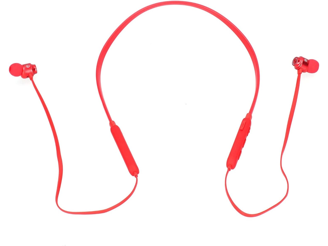 Casque Bluetooth Sem Fio Avançado Com Microfone Anti-ruído Para Esportes De Exercício Preto (vermelho)