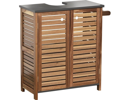 Elemento Em Acacia E Mdf Sink 2 Portas 1 Elemento Intergu Da Prateleira Interior TENDANCE