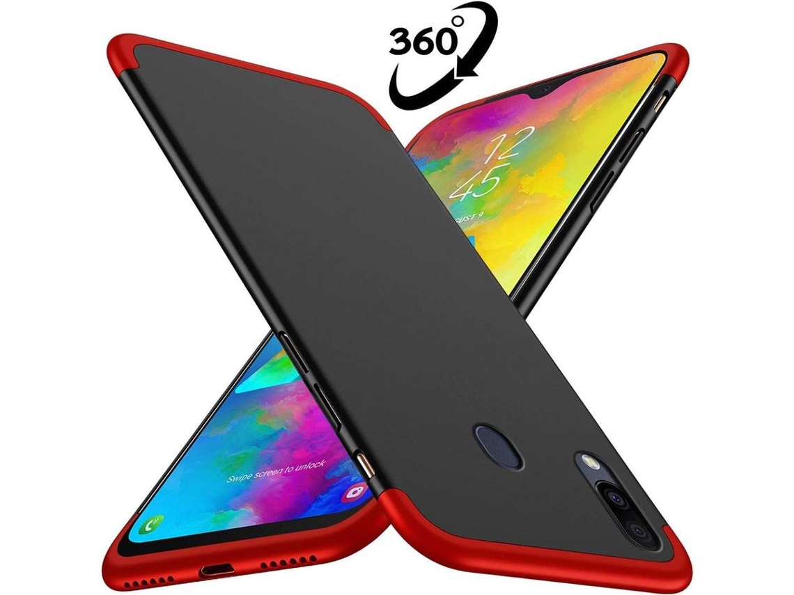 Capa Samsung Galaxy M20 HONGWE. Vermelho