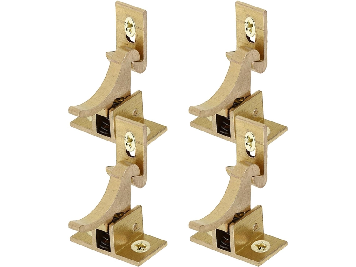 Doitool Conjunto De 4-fechos Latão Para Janelas, Com Função De Abertura E Fechamento Fácil, Ideais Para Armários E