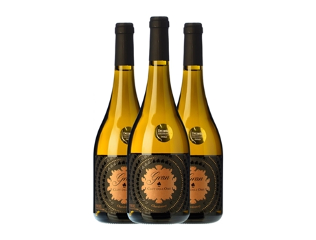 Vinho branco CA N'ESTELLA Gran Clot dels Oms Chardonnay Penedès (0.75 L - 3 Unidades)