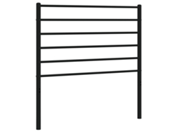 Headboard, Headboards Vidaxl Preto Aço (80 Cm)