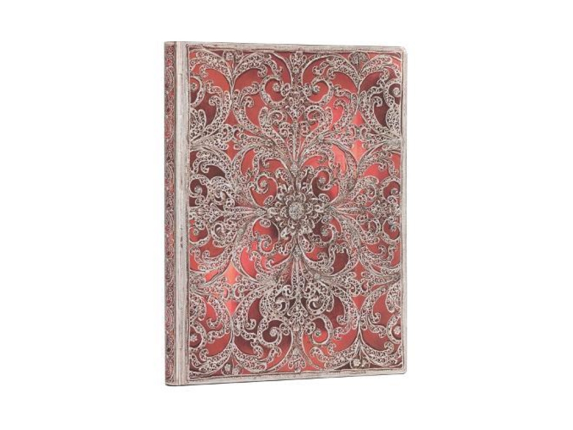 Livro Garnet Ultra Lined Softcover Flexi Journal de Paperblanks (Inglês)