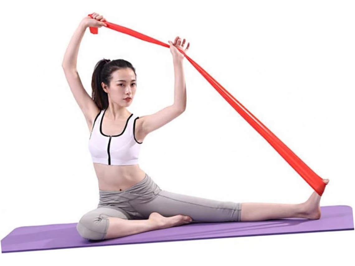 Milisten Conjunto De 3-faixas Elásticas Resistência Para Exercícios Físicos, Yoga, Academia E Fisioterapia