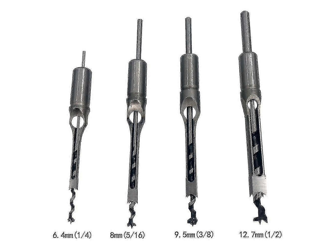 Lurelia Broca, Broca Para Furo Quadrado Em Madeira, Cinzel Oco, Ferramenta De Perfuração De Espiga Conjunto, 9, 5/12,7 Mm, 1-3 Cm, 12,7 Mm