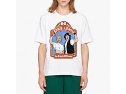 Rockinstone Bill And Ted Excellent Storybook White Adult T-shirt Size:m