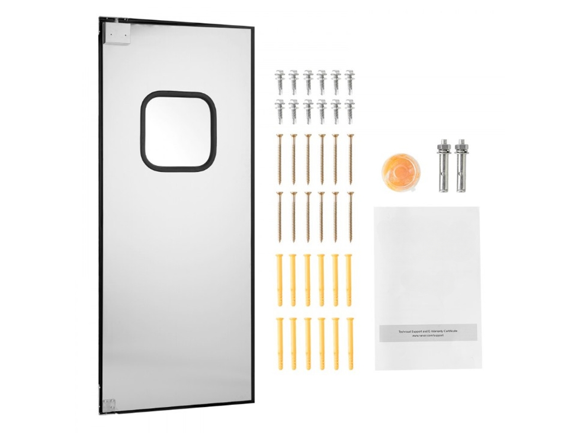 Porta De Aço Inox 304 Com Fecho Automático, Fácil Instalação E Acessórios Tekmaquinas