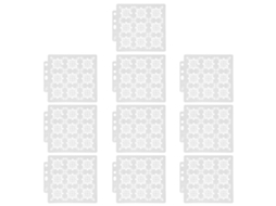 10 Plantillas De Mandala Para Pintar E Desenhar, Moldes Para Artesanato, Plantillas De Mandala Para Pintar E Desenhar ...