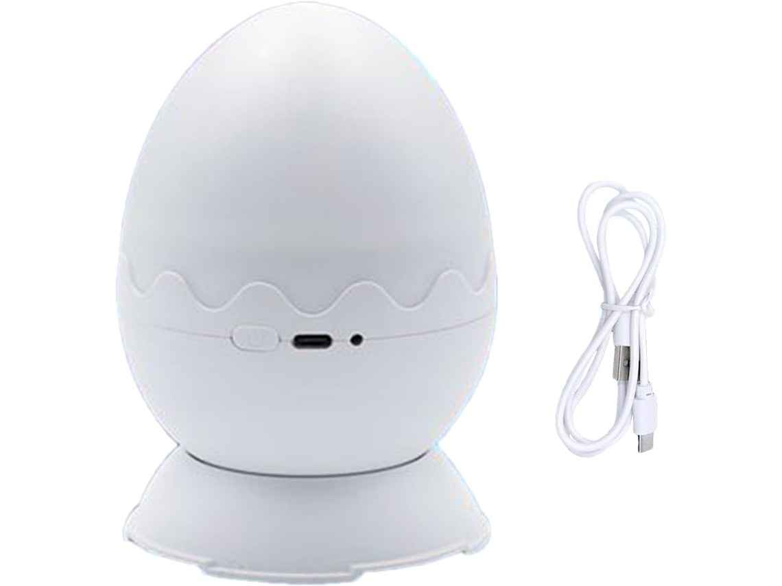 Projetor de luz, luminária noturna estética para ambientes.
