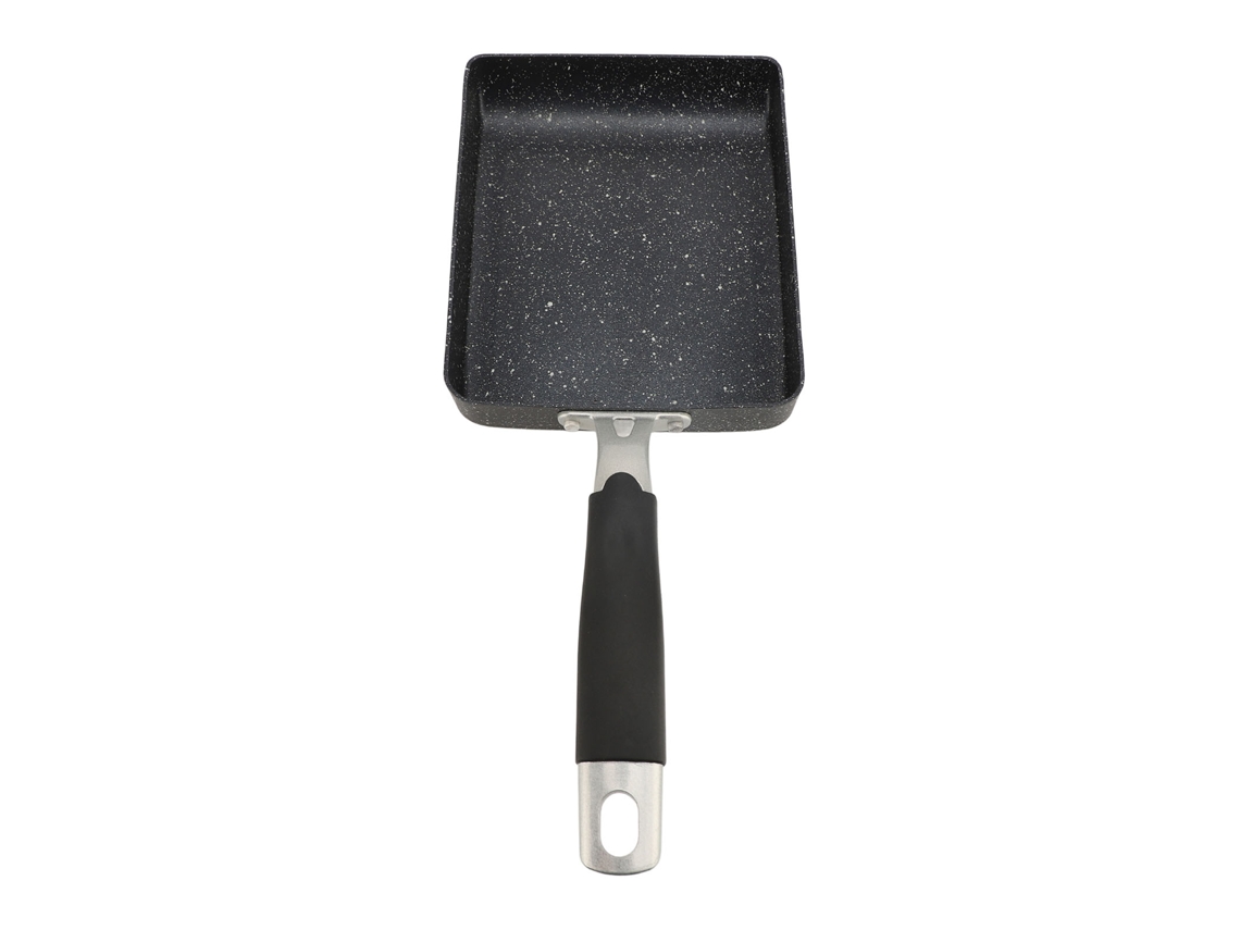 Panela retangular antiaderente para ovos tamagoyaki, aço inox, rápido aquecimento | S/MARCA