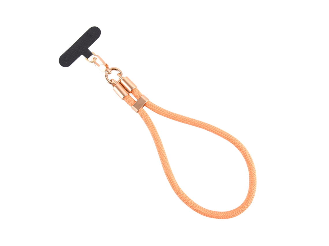 Qu-ladies Cordão Curto Para Celular, Capa Para Celular, Corrente Para Pendurar No Pulso, Poliéster