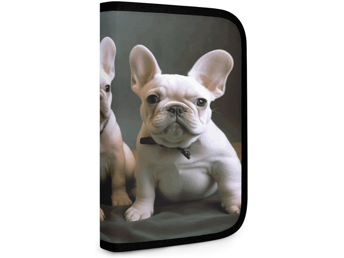 Bolsa dupla para ferramentas Filhotes de Bulldog Francês, bolsa pequena para ferramentas, bolsa de armazenamento
