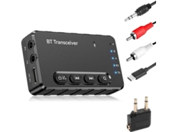 Transmissor E Receptor Bluetooth Modelo Mais Recente De 2026 Com Aptx Adaptive/baixa Latência/adaptador Bluetooth Hd 5.2 Compatível Com 2 Airpods