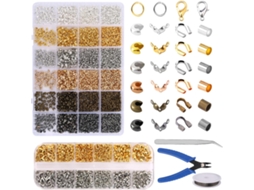 Contas Espaçadoras De Metal Galvanizado Em 6 Cores Para Artesanato Profissional.