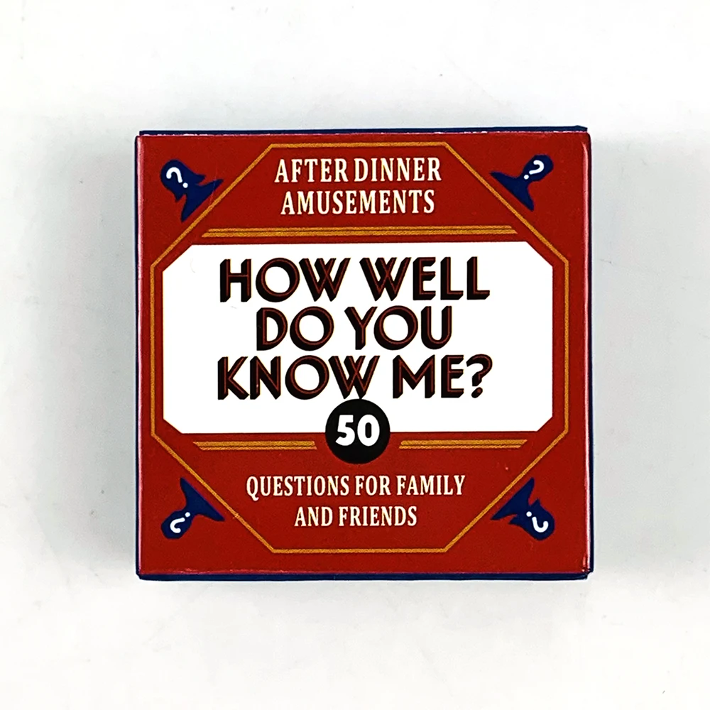 Versão Mini de um Jogo de Cartas com Quebra cabeças, Contendo Enigmas Divertidos, Ideal para Jogos de Conversa em Família. MDUG (estilo 3)