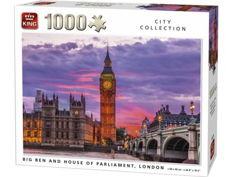Puzzle 2D  Big Ben & Parliament (1000 peças)