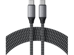 Cabo SATECHI 7466737 (USB-C - 2 m - Cinzento)