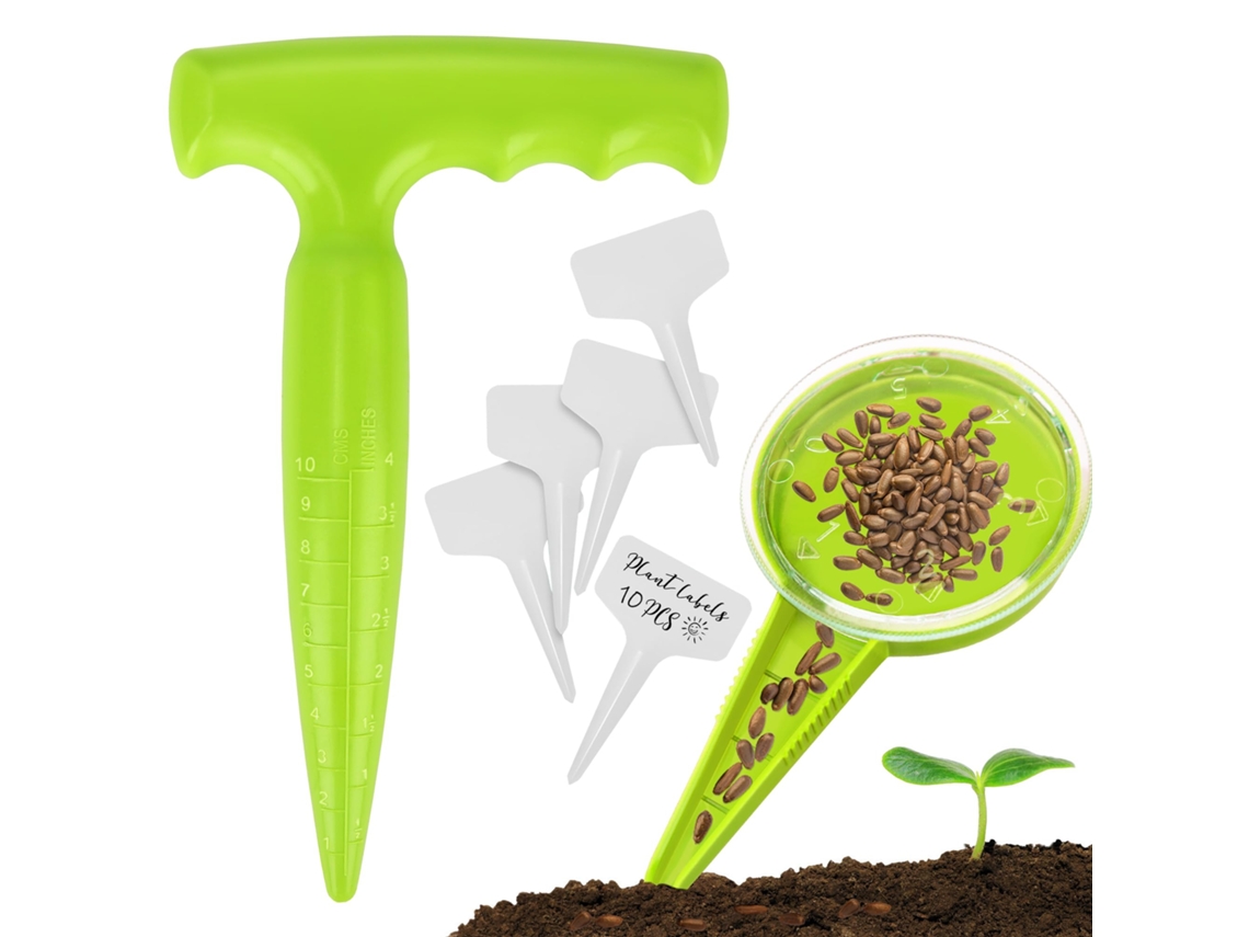 Plantador Manual de Sementes e Bulbos AQUAFORGE (6,9 polegadas)