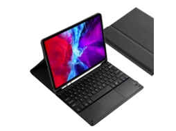 Lurelia Capa Com Teclado Bluetooth Para Ipad 10ª Geração 10.9 2022 Com Porta-caneta E Textura De Tecido Preto
