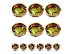 Pack 12 Tampões Aço Tambor 6/3cm. Tampas Metálicas 208l . (55 Galões)