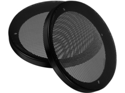 Capas Protetoras Para Alto-falantes De Carro, 2 Unidades, Pretas, De Ferro E Plástico.
