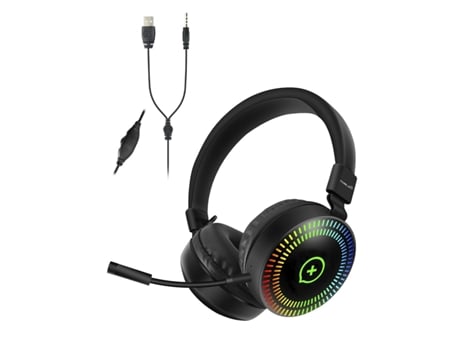 Auriculares Gaming Sonido Surround Control Volumen Oferta ELECTROTEK standard