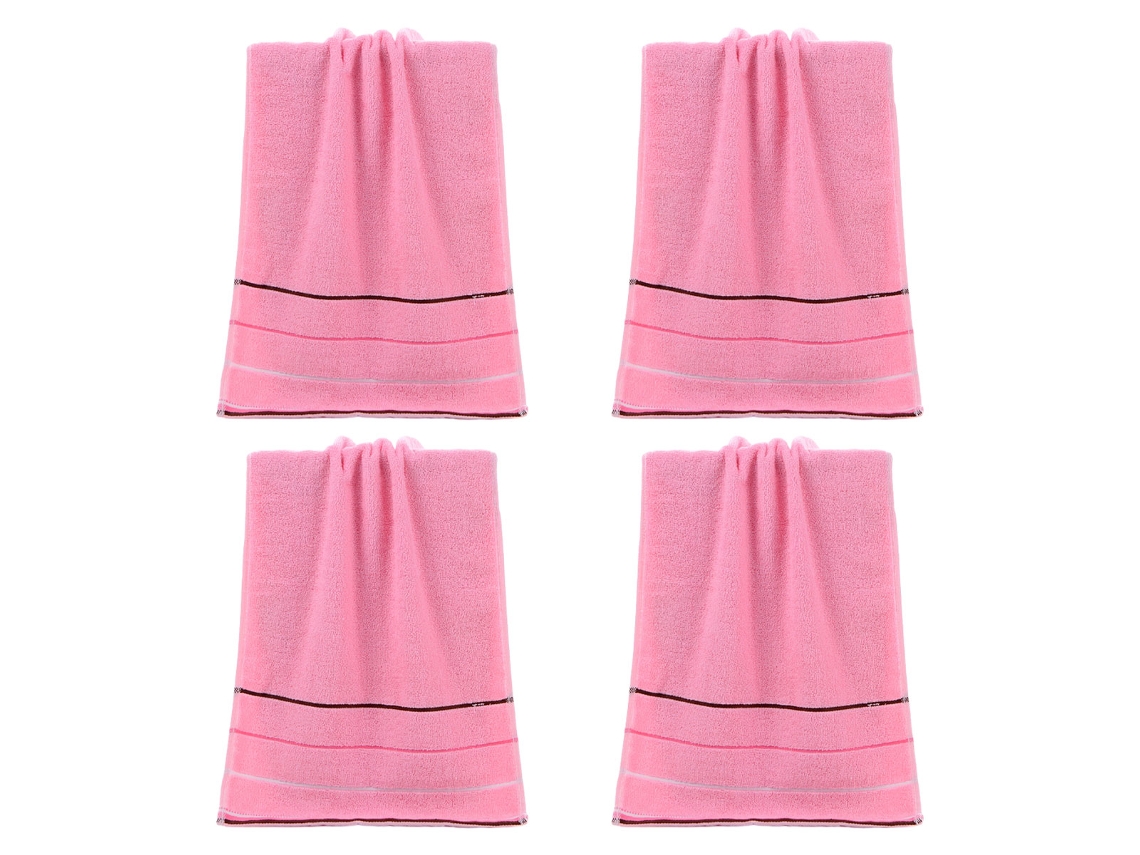 Toalha NEVEANCE Lavagem Rosto Espesso Necessidades Rosa (34x75cm)